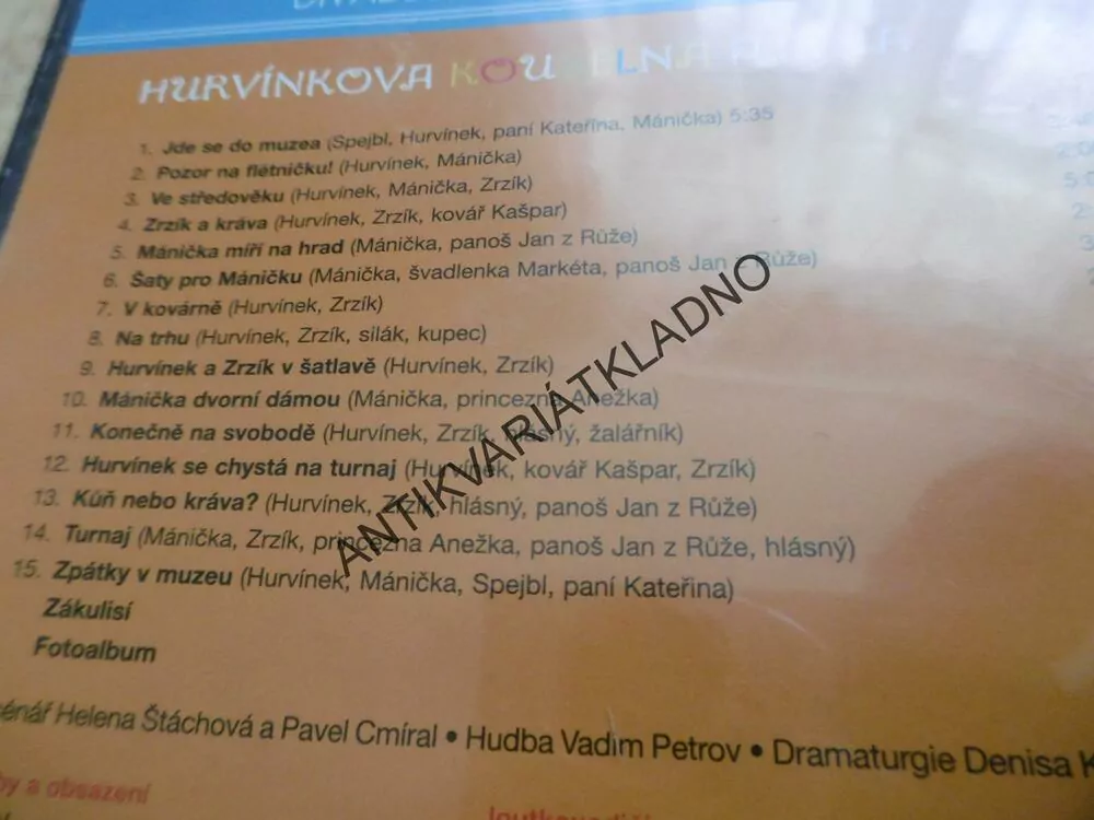HURVÍNKOVA KOUZELNÁ FLÉTNA, DVD FILM 