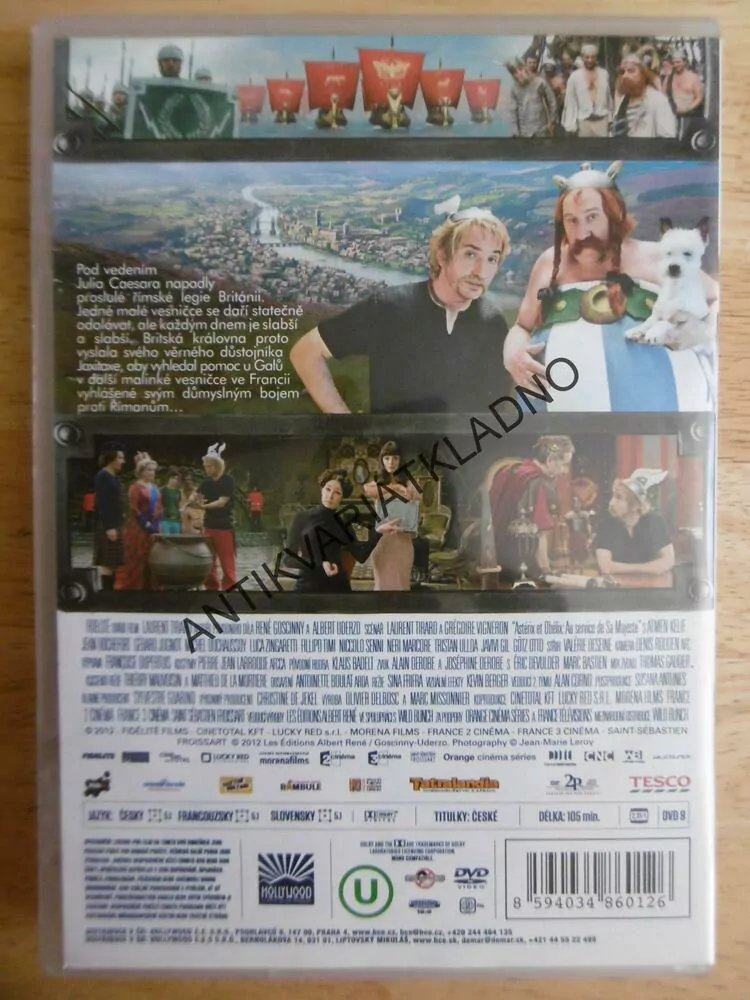 ASTERIX A OBELIX, VE SLUŽBÁCH JEJÍHO VELIČENSTVA, DVD FILM