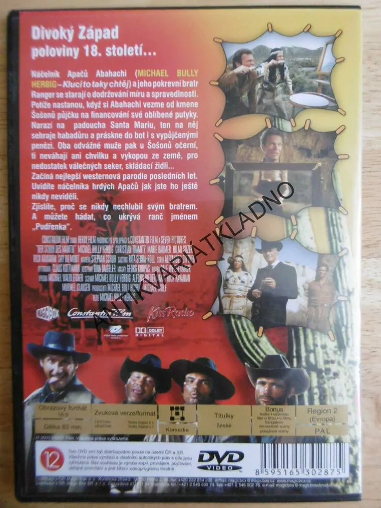 MANITUOVA BOTA, EXTRA VELKÁ, DVD FILM