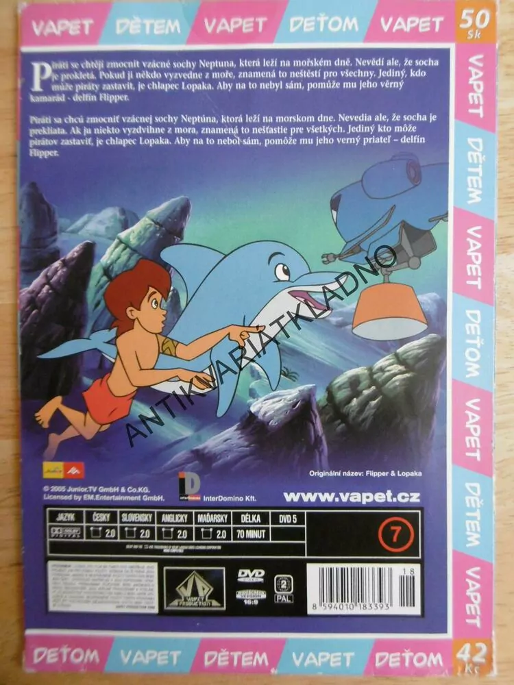 FLIPPER, LOPAKA, DVD FILM 