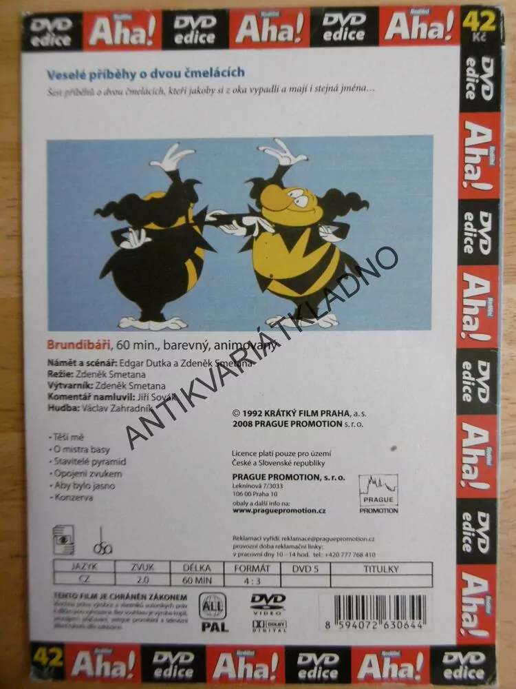 BRUNDIBÁŘI, DVD FILM 