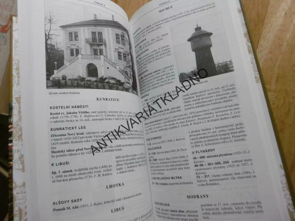 ULICE A DOMY MĚSTA PRAHY, CTIBOR RYBÁR, **an