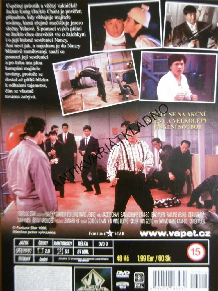 NAVĚKY DRAKEM, JACKIE CHAN, DVD FILM,