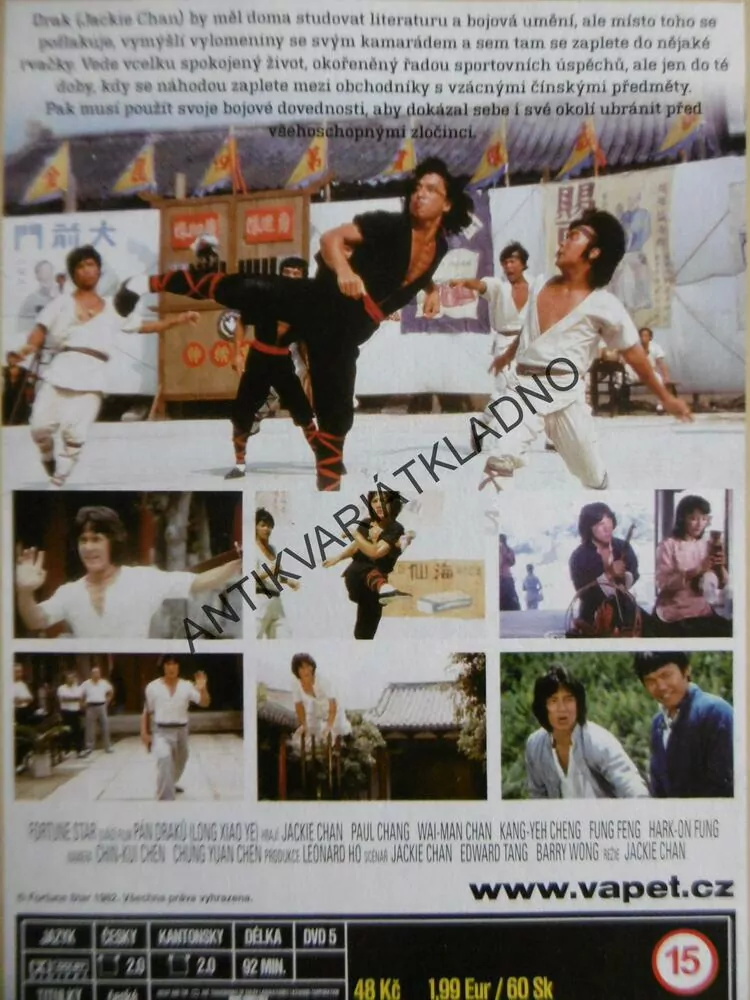 PÁN DRAKŮ, JACKIE CHAN, DVD FILM,