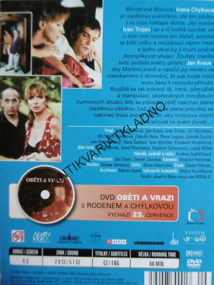 MUSÍM TĚ SVÉST, DVD FILM