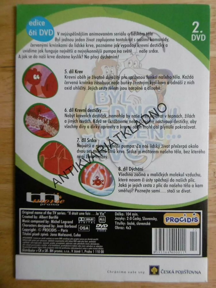 BYL JEDNOU JEDEN ŽIVOT,2., DVD FILM