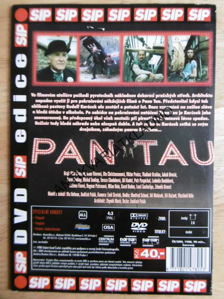 PAN TAU, DVD FILM  ČR