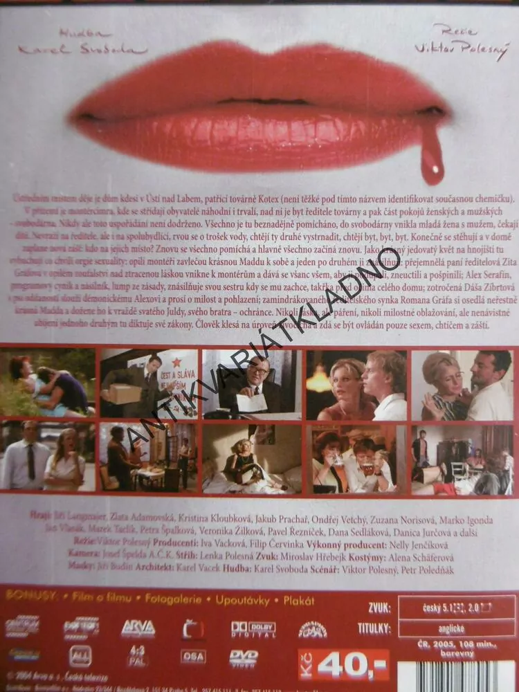 MILENCI A VRAZI, DVD FILM  ČR