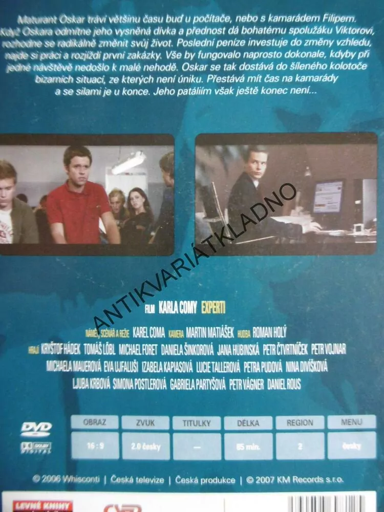 EXPERTI, DVD FILM  ČR