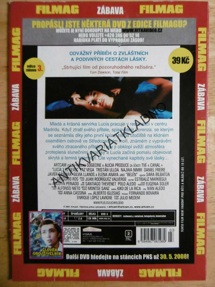 SEX A LUCIA, DVD FILM