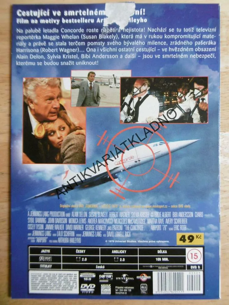 CONCORDE, LETIŠTĚ 1979, DVD FILM