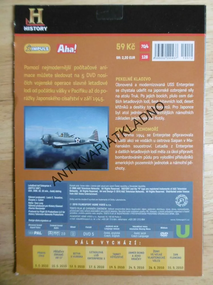 LETADLOVÁ LOĎ ENTERPRISE, 4., DVD FILM DOKUMENT
