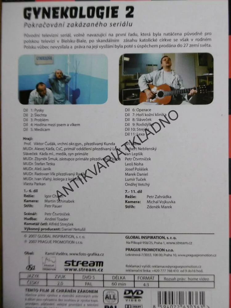 GYNEKOLOGIE, 2., ČTVRTNÍČEK, LÁBUS, DVD FILM