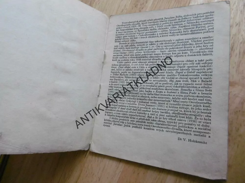 DRUHÝ ZPĚVNÍČEK JAROSLAVA JEŽKA, NOTY, TEXTY, 1 ks, ZPĚVNÍK
