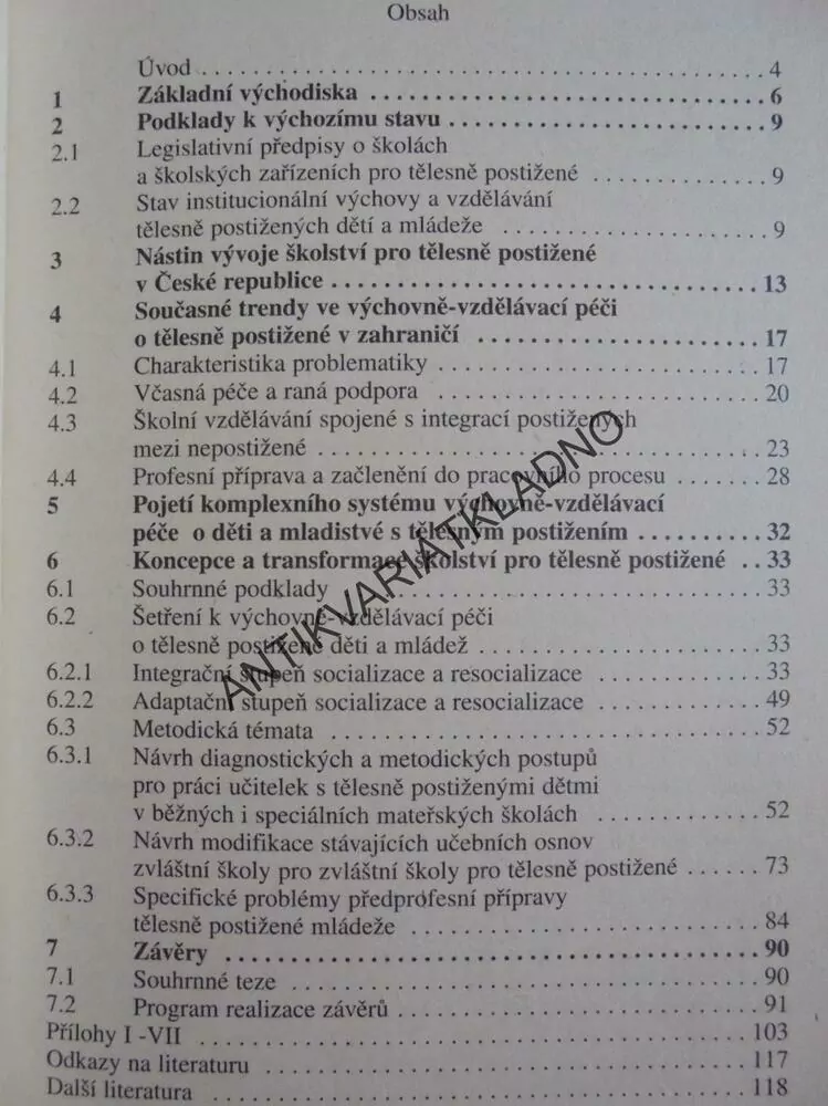 KOMPLEXNÍ SYSTÉM VÝCHOVNĚ VZDĚLÁVACÍ PÉČE O DĚTI A MLADISTVÉ, **an