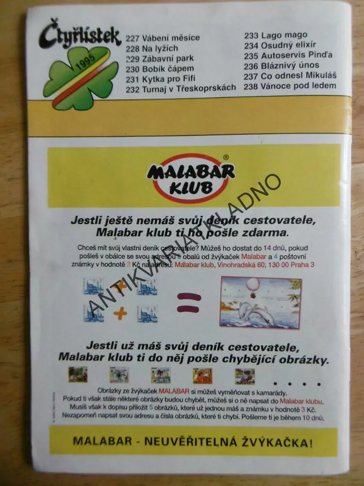 ČTYŘLÍSTEK 228 - NA HORÁCH, 