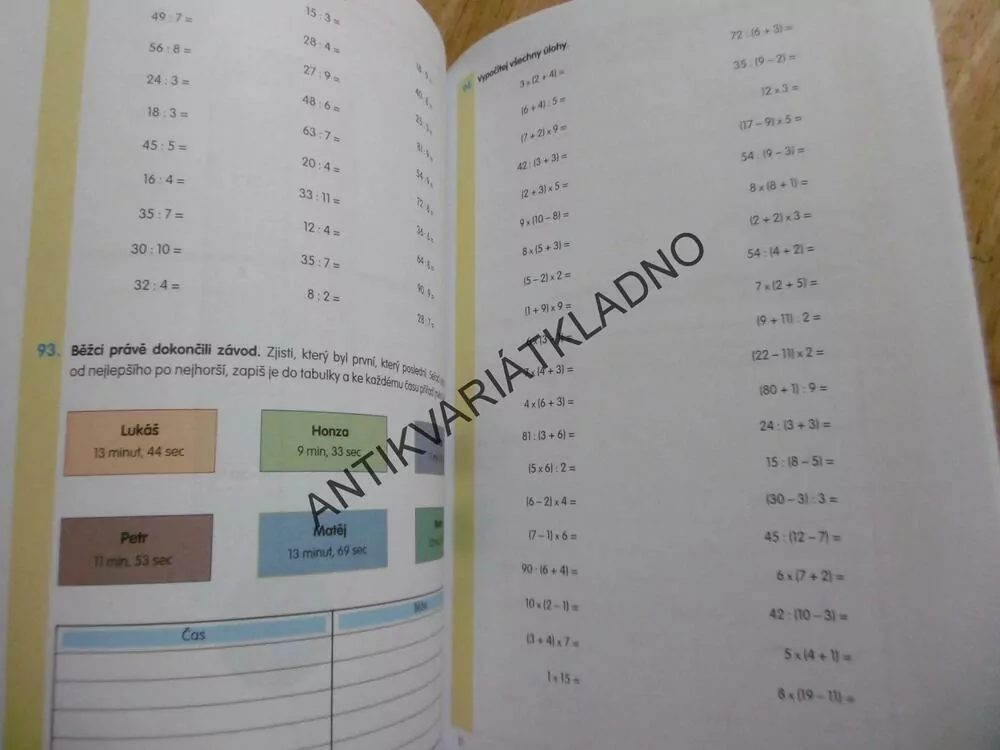 3. TŘÍDA PROCVIČUJEME, MATEMATIKA,