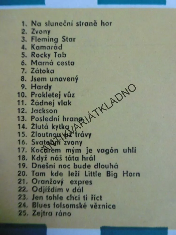 TRAMPSKÉ PÍSNIČKY, GREENHORNS, ZELENÁČI, KYTARA, AKORDY