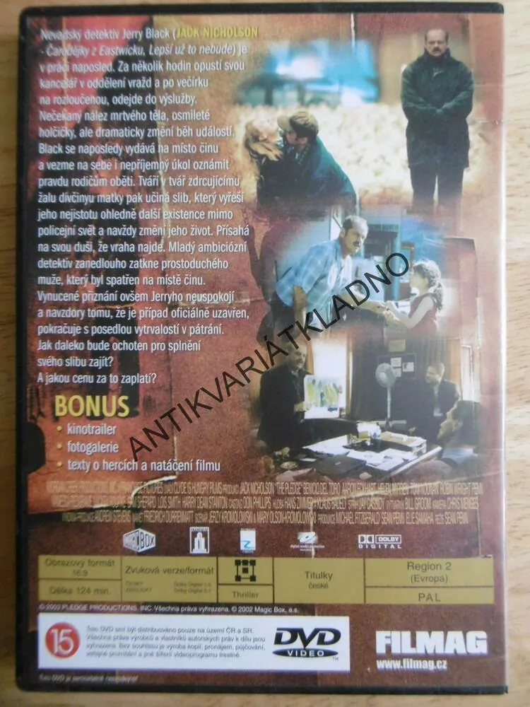 PŘÍSAHA, DVD FILM