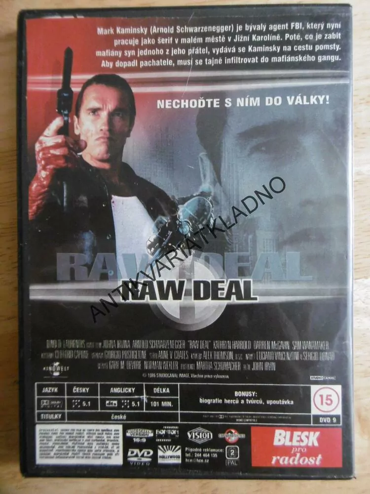 ŠPINAVÁ DOHODA, DVD FILM 