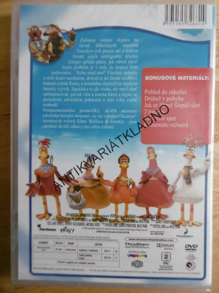 SLEPIČÍ ÚLET, DVD FILM