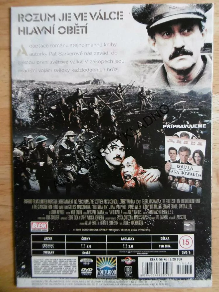 ZA PŘEDNÍ LINIÍ, DVD FILM