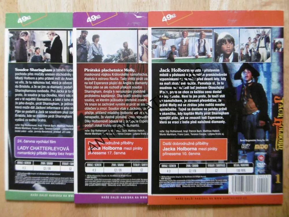 JACK HOLBORN, 1-3, DVD FILM