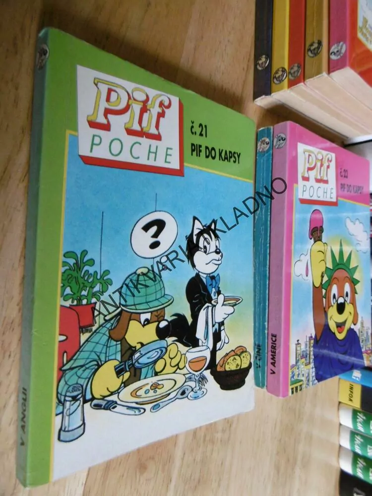 PIF POCHE, Č.21., PIF DO KAPSY, KOMIKS