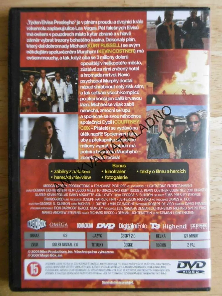 3000 MIL NA ÚTĚKU, DVD FILM