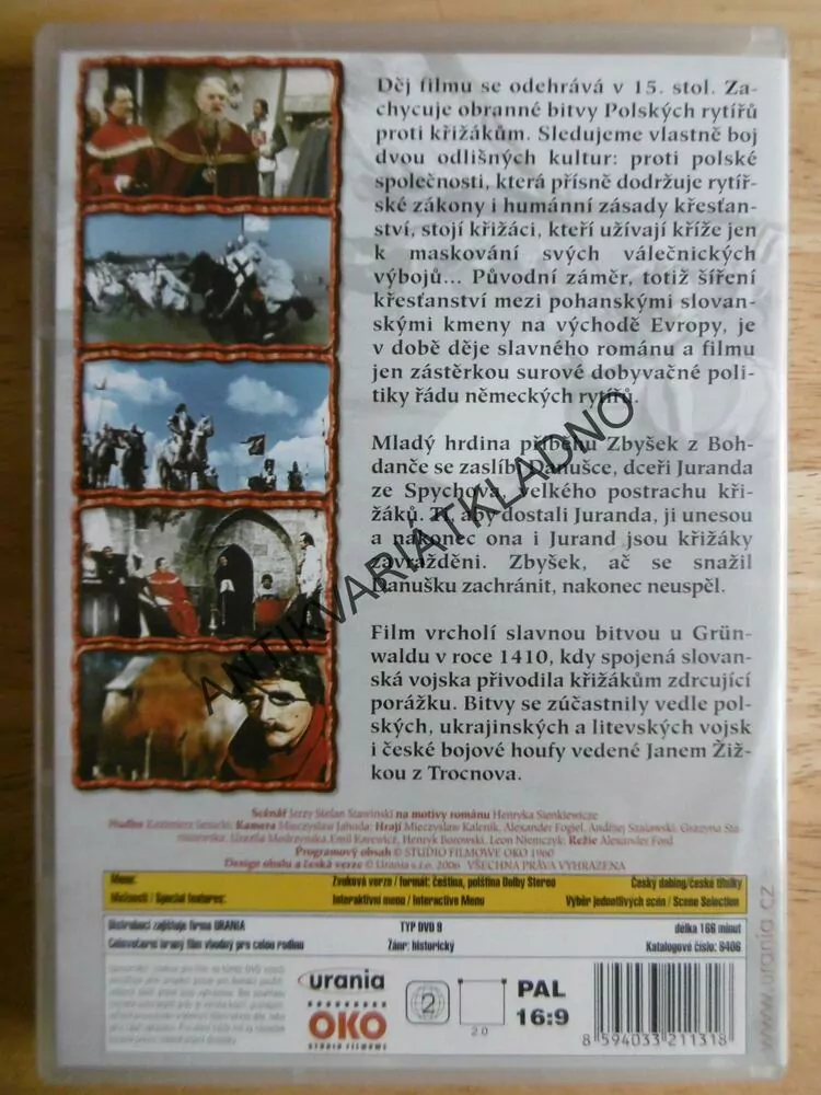 KŘIŽÁCI, DVD FILM