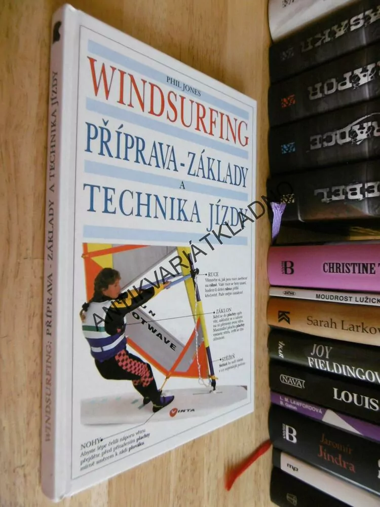 WINDSURFING, PŘÍPRAVA, ZÁKLADY, TECHNIKA JÍZDY, PHIL JONES
