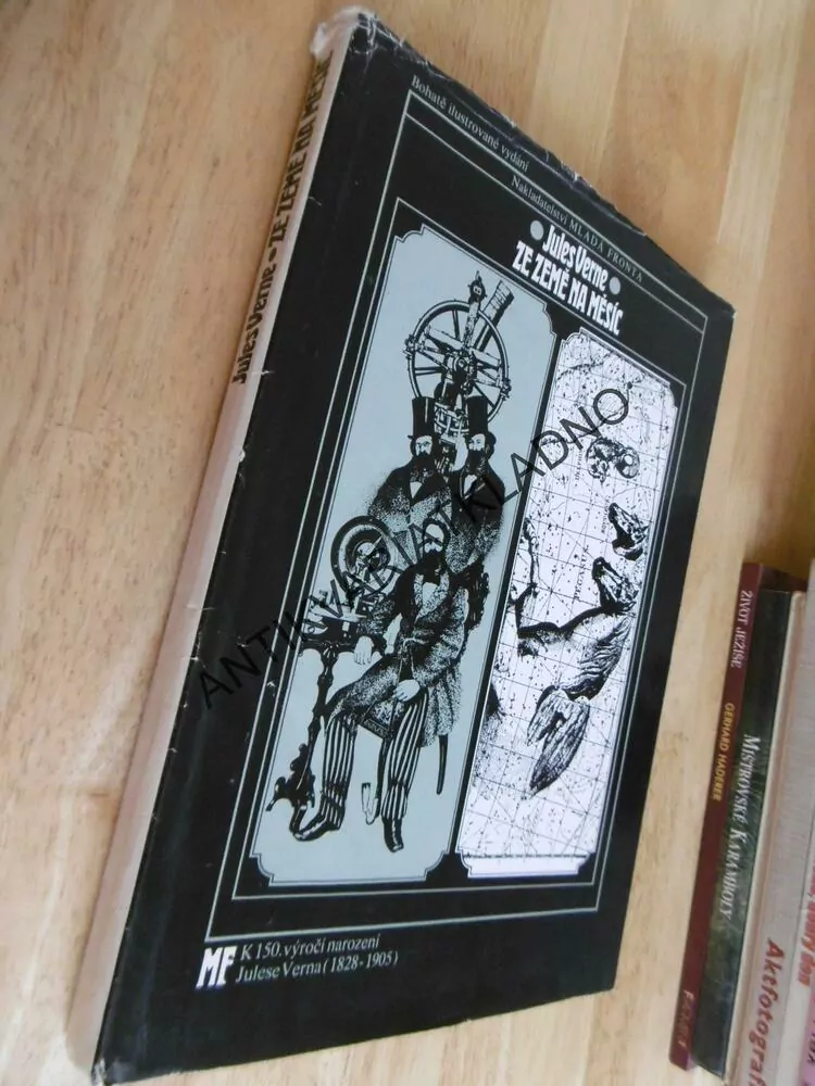 ZE ZEMĚ NA MĚSÍC, JULES VERNE, VLADIMÍR NOVÁK, 1979