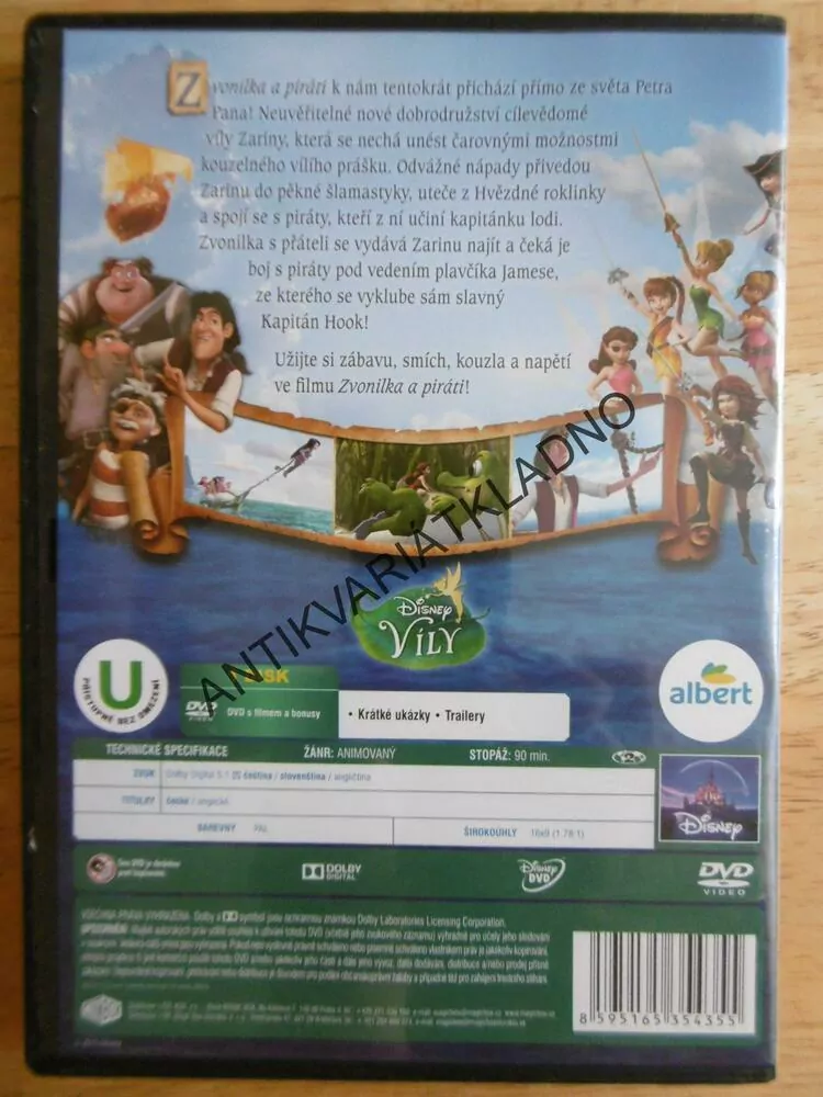 ZVONILKA PIRÁTI, DVD FILM