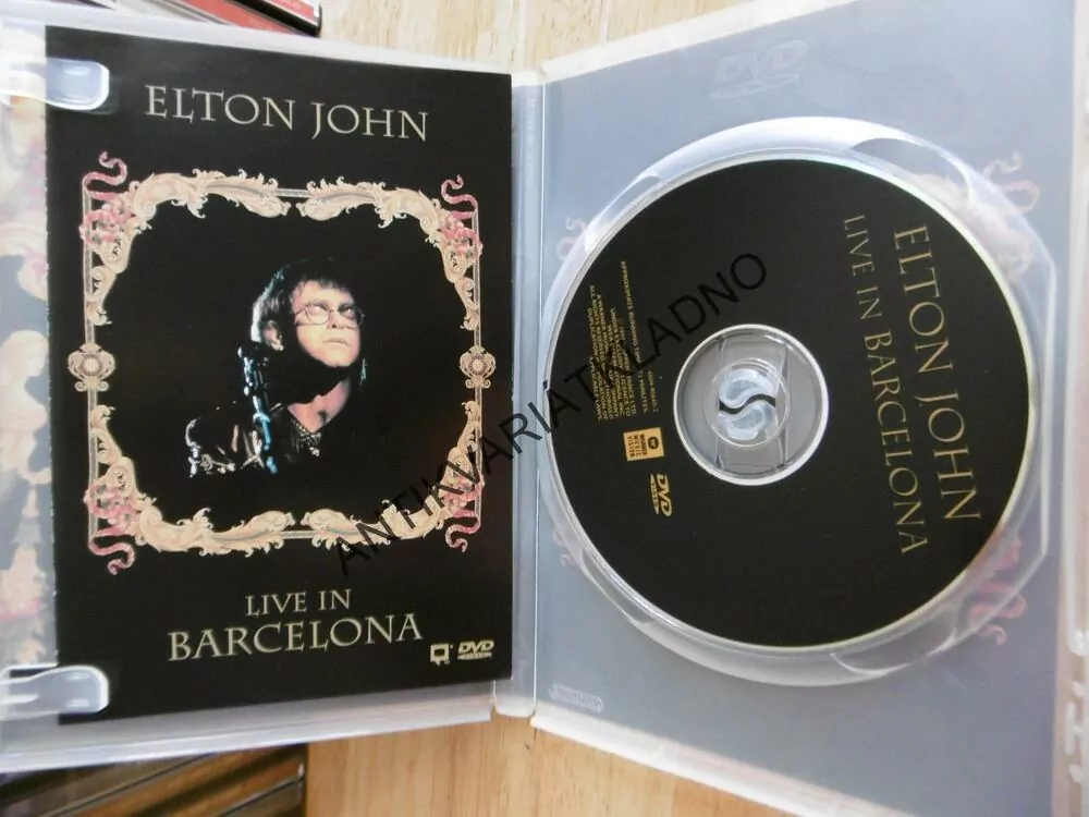 LIVE IN BARCELONA ELTON JOHN, DVD HUDBA