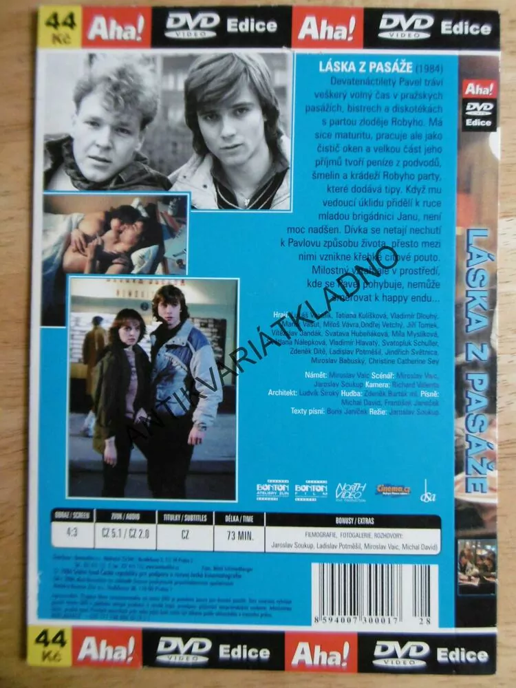 LÁSKA S PASÁŽE, DVD FILM 