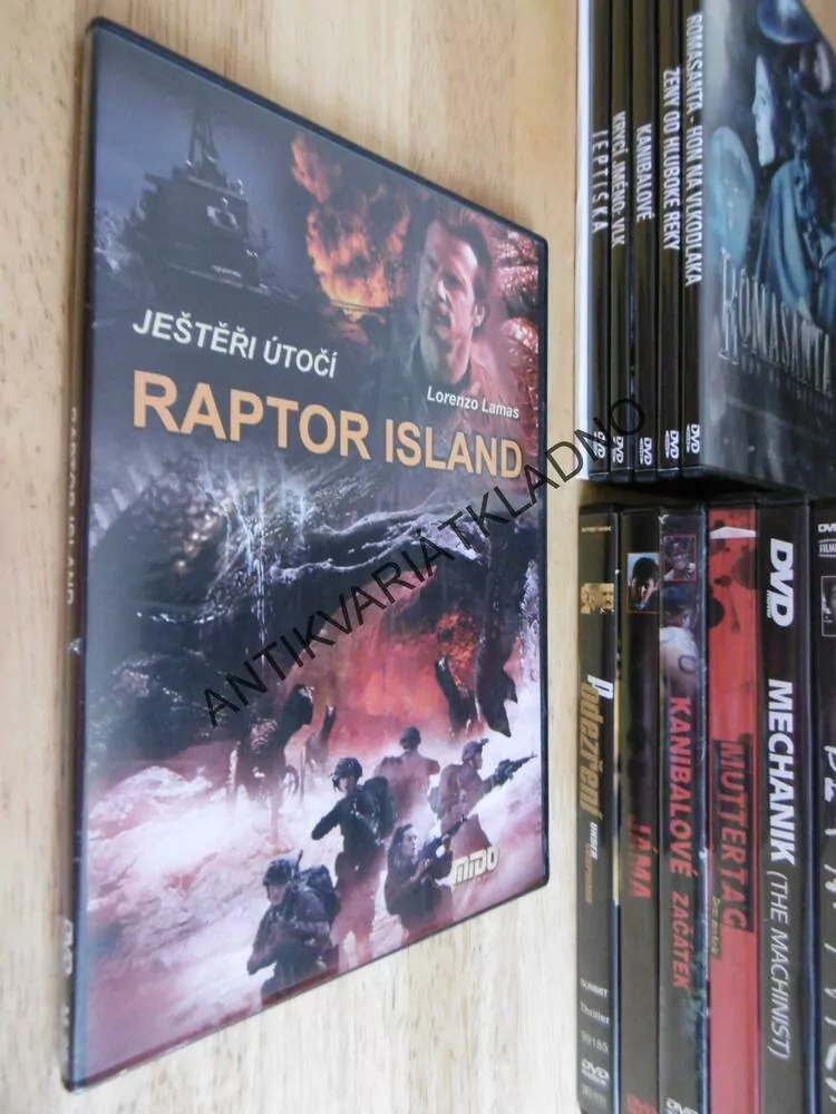 JEŠTĚŘI ÚTOČÍ, RAPTOR ISLAND, DVD FILM