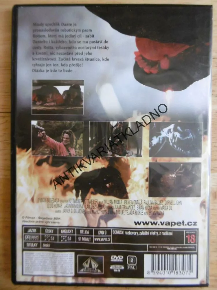 ROTTWEILER, DVD FILM HOROR