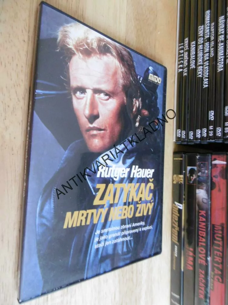 ZATYKAČ MRTVÝ NEBO ŽIVÝ, RUTGER HAUER, DVD FILM
