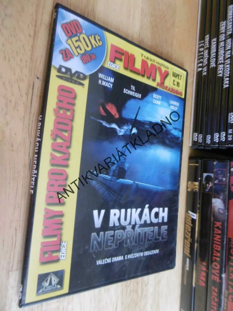 V RUKÁCH NEPŘÍTELE, DVD FILM HOROR