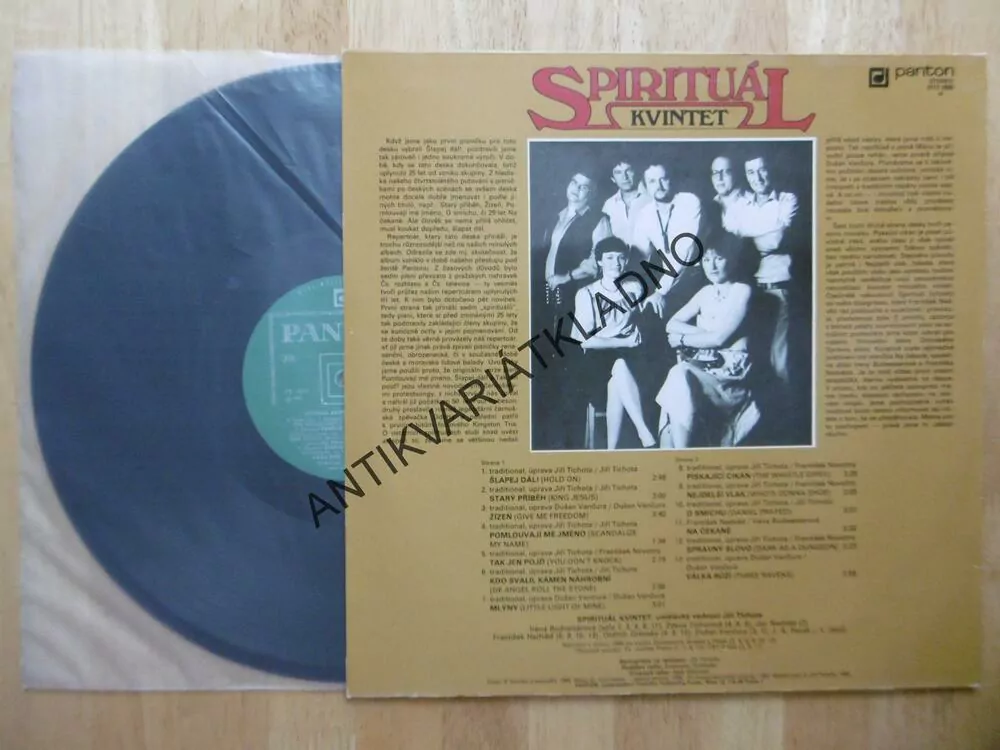 SPIRITUÁL KVINTET, ŠLAPEJ DÁL!, LP