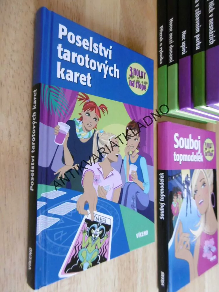 POSELSTVÍ TAROTOVÝCH KARET, 3 HOLKY NA STOPĚ, HENRIETTE WICH, **an