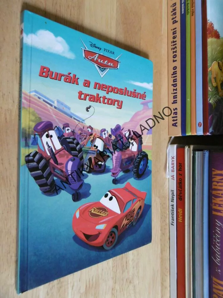 BURÁK A NEPOSLUŠNÉ TRAKTORY, AUTA, CARS, DISNEY PIXAR