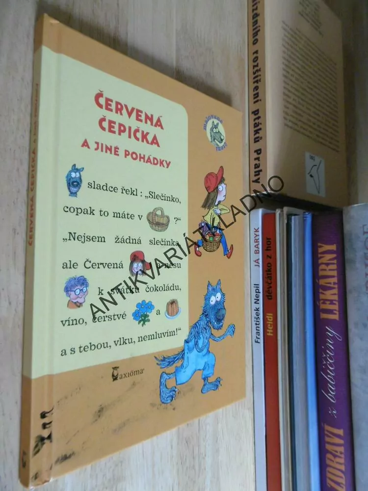 ČERVENÁ ČEPIČKA A JINÉ POHÁDKY, MALOVANÉ ČTENÍ