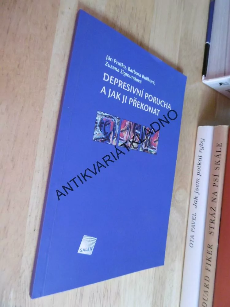 DEPRESIVNÍ PORUCHA A JAK JI PŘEKONAT, PRAŠKO, BULIKOVÁ,DEPRESE, PSYCHOLOGIE