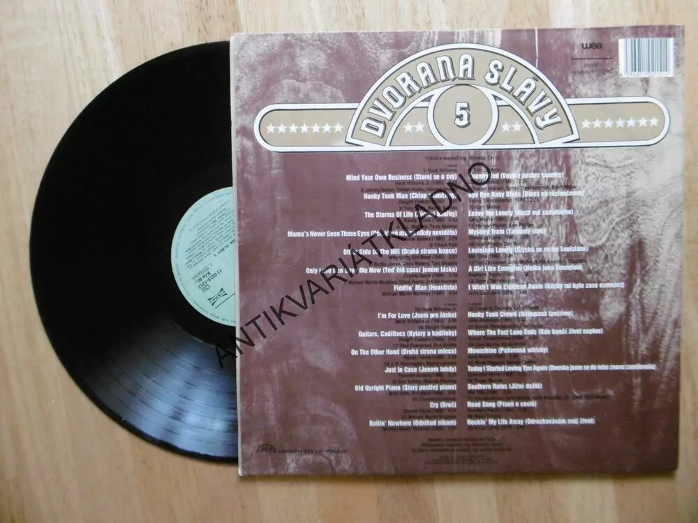 DVORANA SLÁVY, 5., COUNTRY, 2 X LP