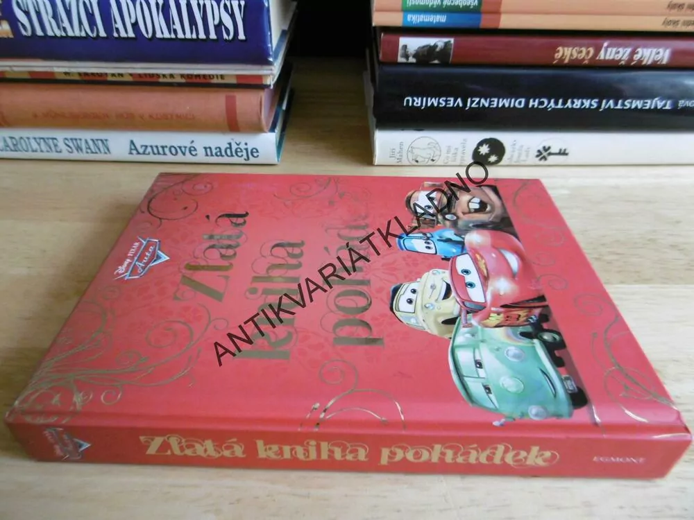 ZLATÁ KNIHA POHÁDEK, DISNEY PIXAR, AUTA, CARS,
