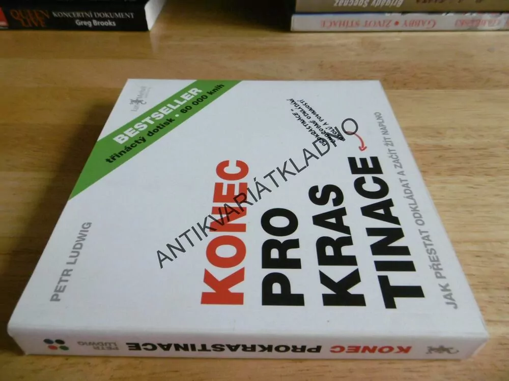 KONEC PROKRASTINACE, PETR LUDWIG, BESTSELLER, **an