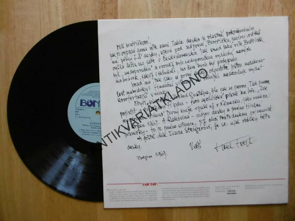 RAKOVINA, KAREL KRYL, 1990, LP