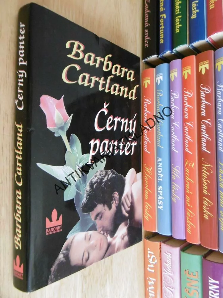 ČERNÝ PANTER, BARBARA CARTLAND, CARTLANDOVÁ, **an
