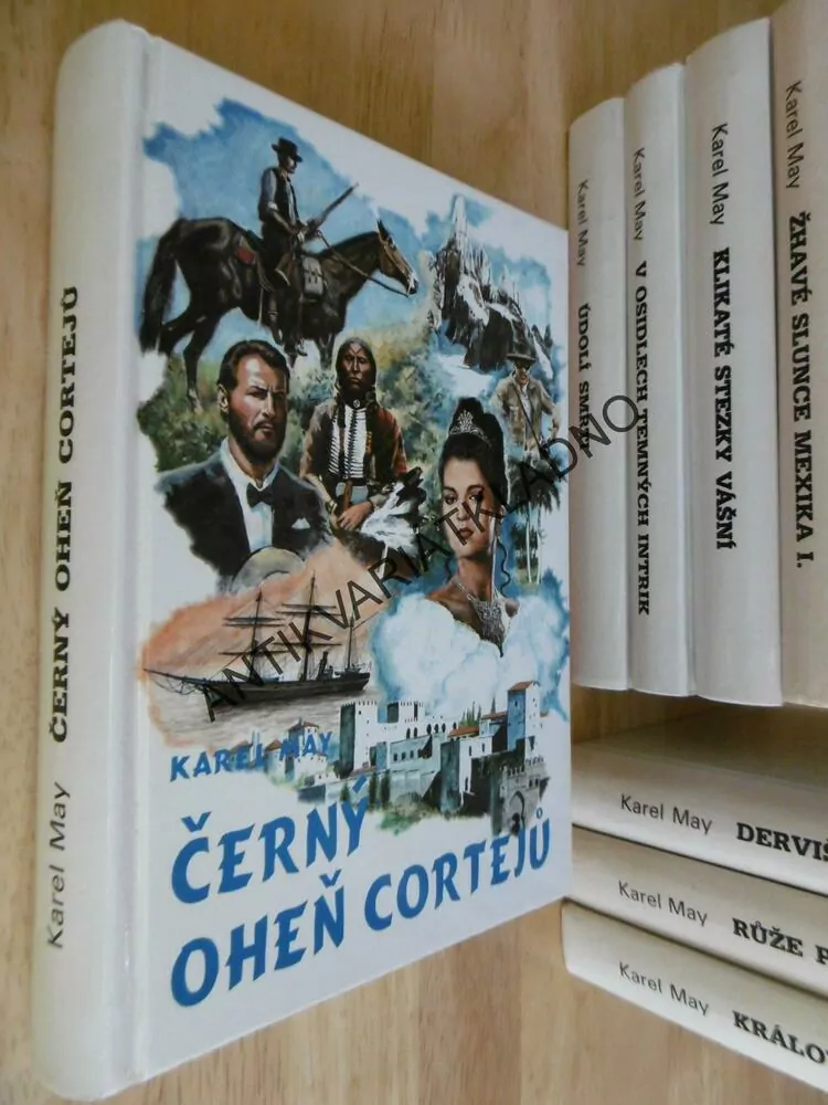 ČERNÝ OHEŇ CORTEJŮ, KAREL MAY, NÁVRAT 13., **an
